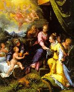 Calvaert, Denys The Mystic Marriage of St. Catherine oil painting picture wholesale